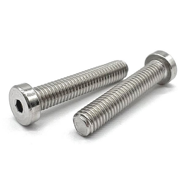 Boltsandnuts.Com 1/4"-20 Socket Head Cap Screw, Low Profile, Plain 18-8 Stainless Steel, 3/8 in Length, 2000 PK 25C37LSHCSSS-2000 - main